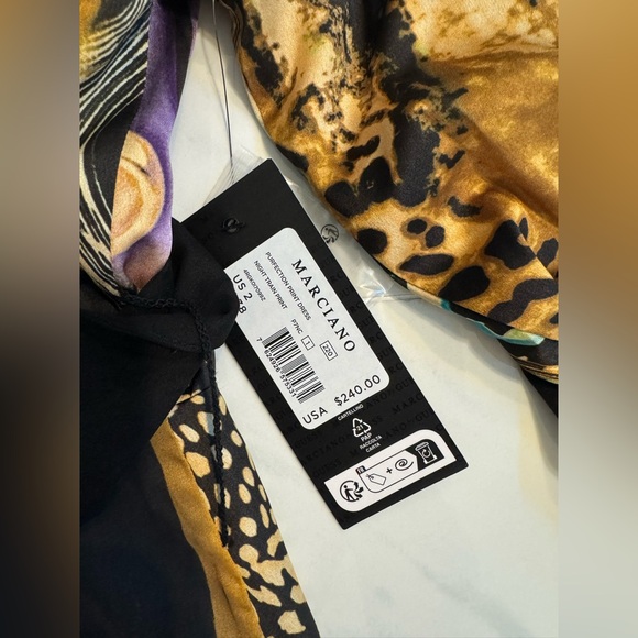 Guess by Marciano Purfecrion Print Dress Night Train Animal Size US 2/ EU 38 NWT - Picture 14 of 16